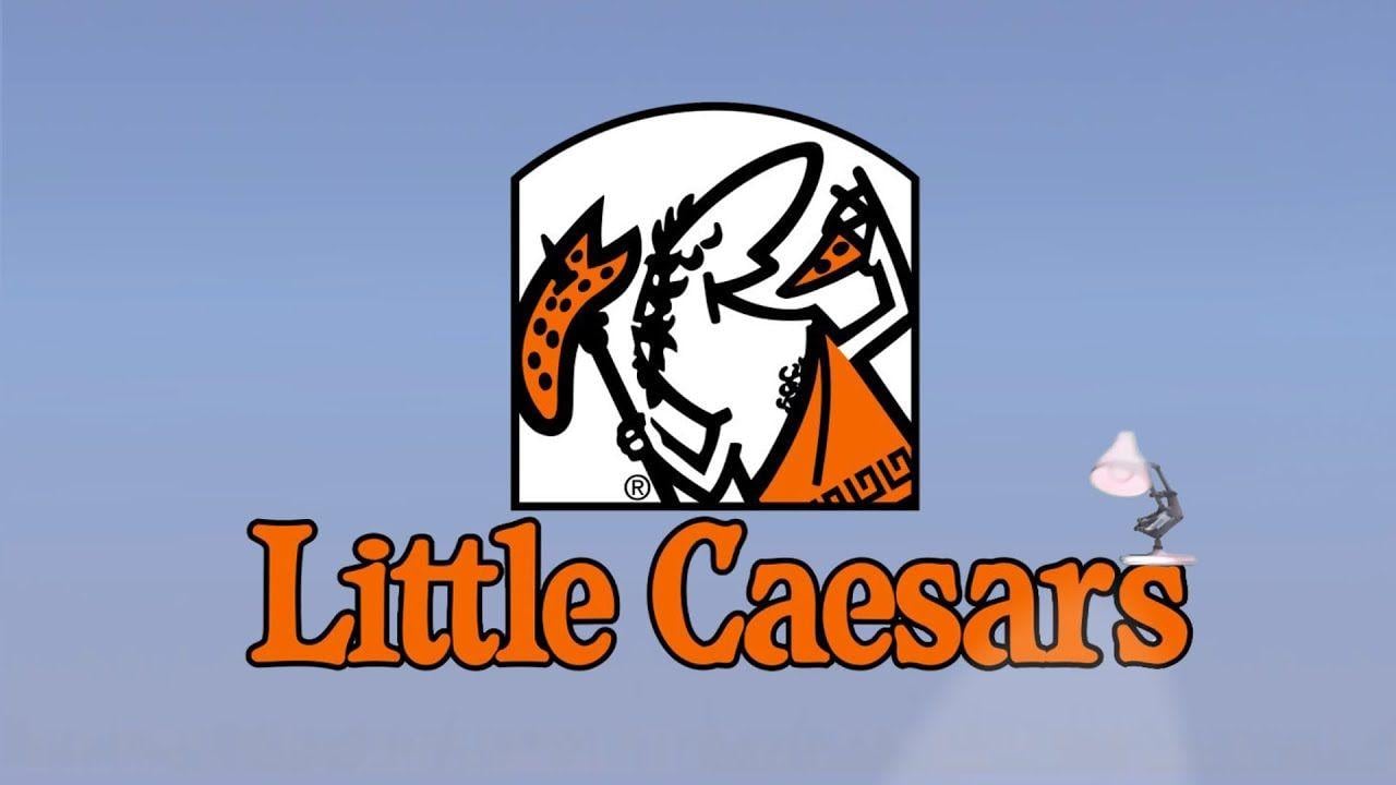Little Ceasars Logo - 151-Little Caesars Pizza Logo Spoof Pixar Lamp - YouTube