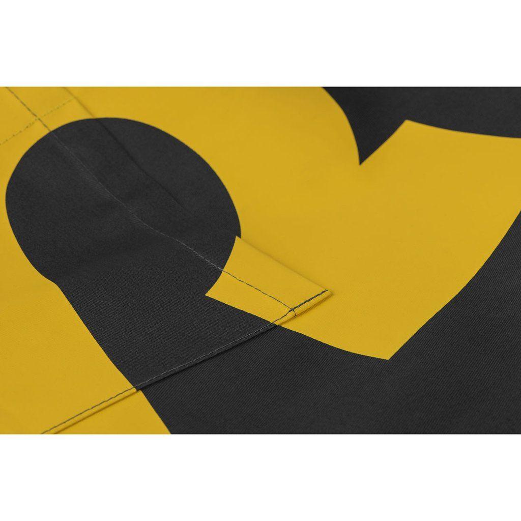 Black Yellow Rectangle Logo - Sorted Apron, Black/Yellow Logo, 100% Cotton – Looknbuy.co.uk