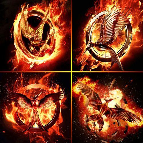 Hunger Games Logo - The Hunger Games series movie logos Catching Fire and Mockingjay ...