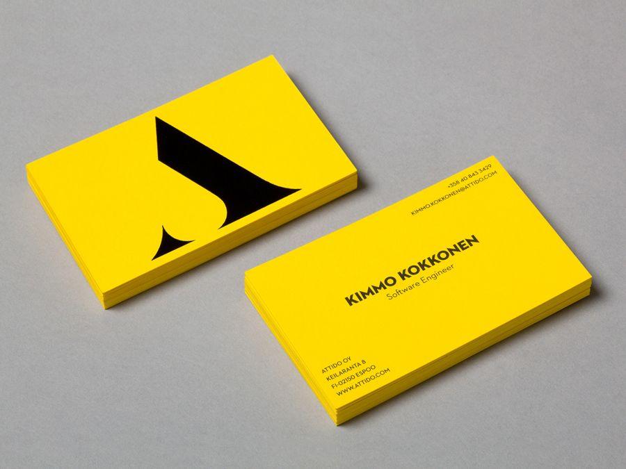Black Yellow Rectangle Logo - New Logo and Brand Identity for Attido