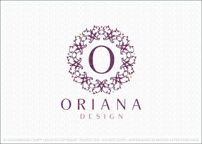 Ornate Logo - Readymade Logos for Sale Oriana Design | Readymade Logos for Sale
