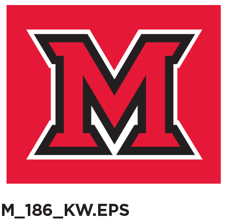 White with Red Logo - Logos | The Miami Brand | UCM - Miami University