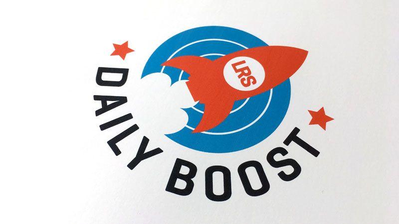 Boost Logo - LRS DAILY BOOST LOGO CREATIVE GRAPHIC DESIGN