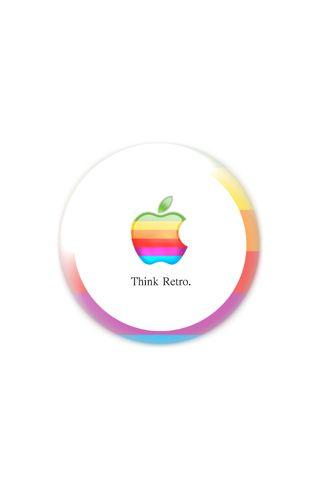 Round Apple Logo - Technology iPhone Wallpapers, Backgrounds and Themes