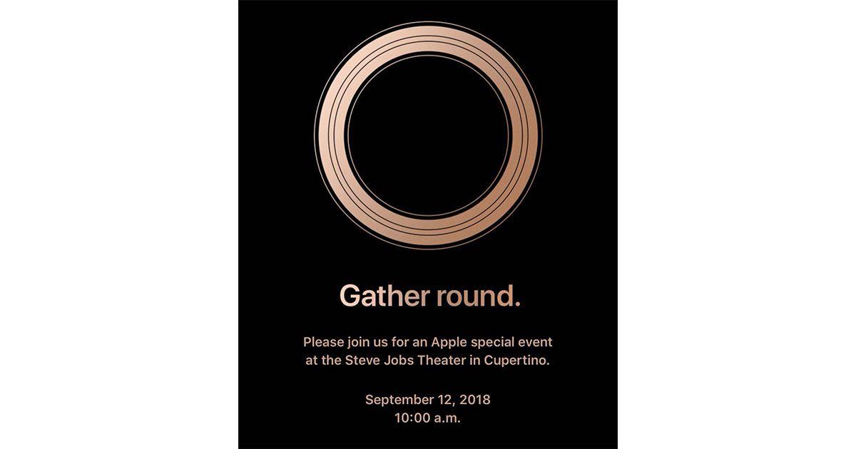 Round Apple Logo - Apple Asks Journos to 'Gather Round' for Media Event on September