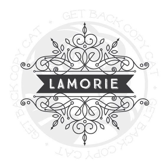 Ornate Logo - Premade Logo Design Customizable Logo Logo Template Ornate