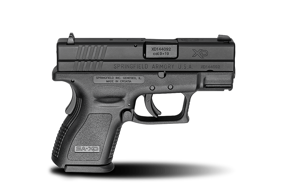 Springfield Armory Firearms Logo - XD Series Sub-Compact Pistols for Competition Shooting