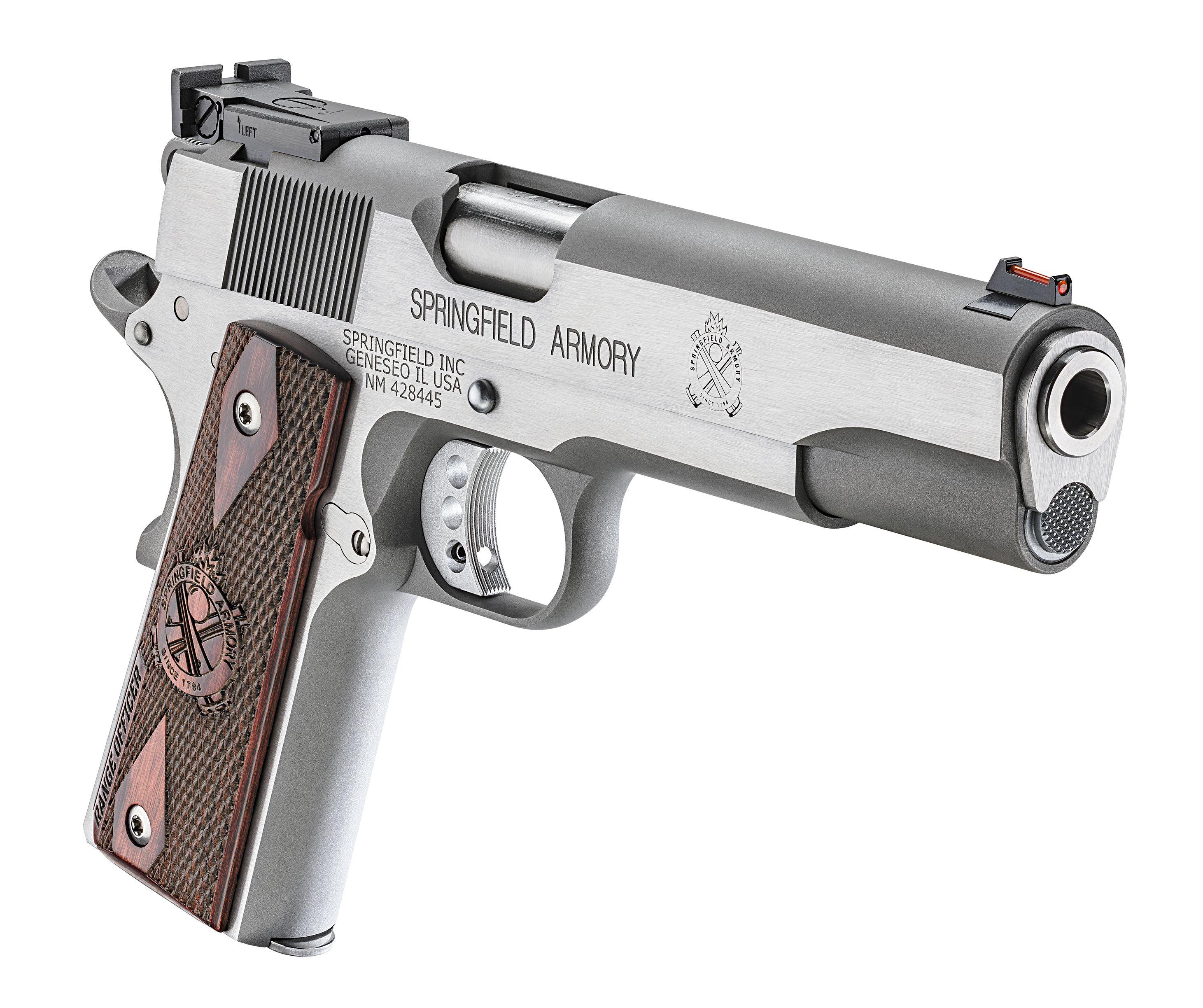 Springfield Armory Firearms Logo - Range Officer® 9MM Handgun. Top Steel Frame Guns