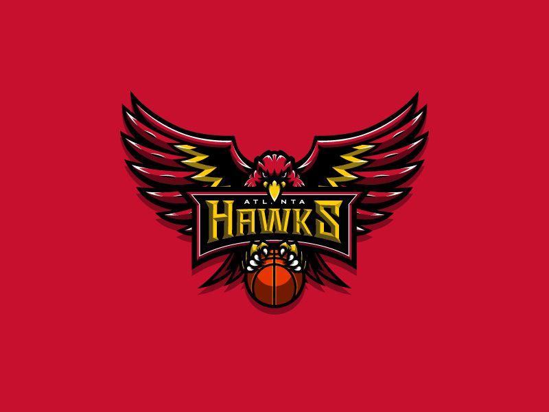 Atlanta Basketball Logo - NBA logos redesign - Atlanta Hawks Extra 01 by Kelvin Lam | Dribbble ...