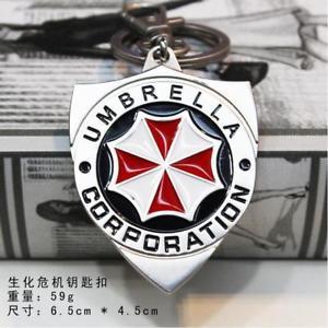 Re Umbrella Logo - Resident Evil Umbrella Corporation Logo Metal Metal Keychain Key ...
