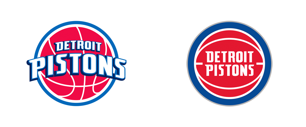 Detroit Pistons Logo - Brand New: New Logo for Detroit Pistons