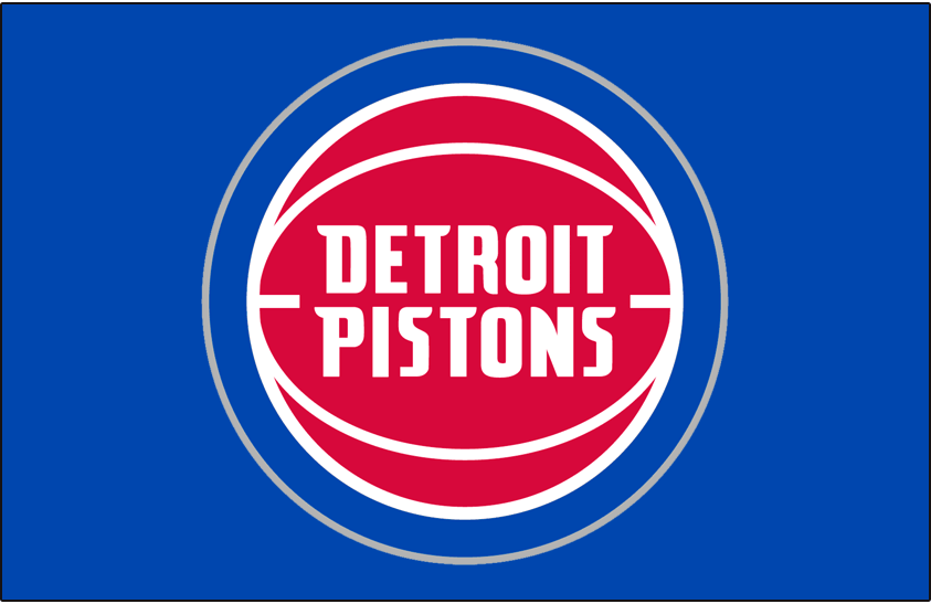 Pistons Logo - Detroit Pistons Primary Dark Logo Basketball Association