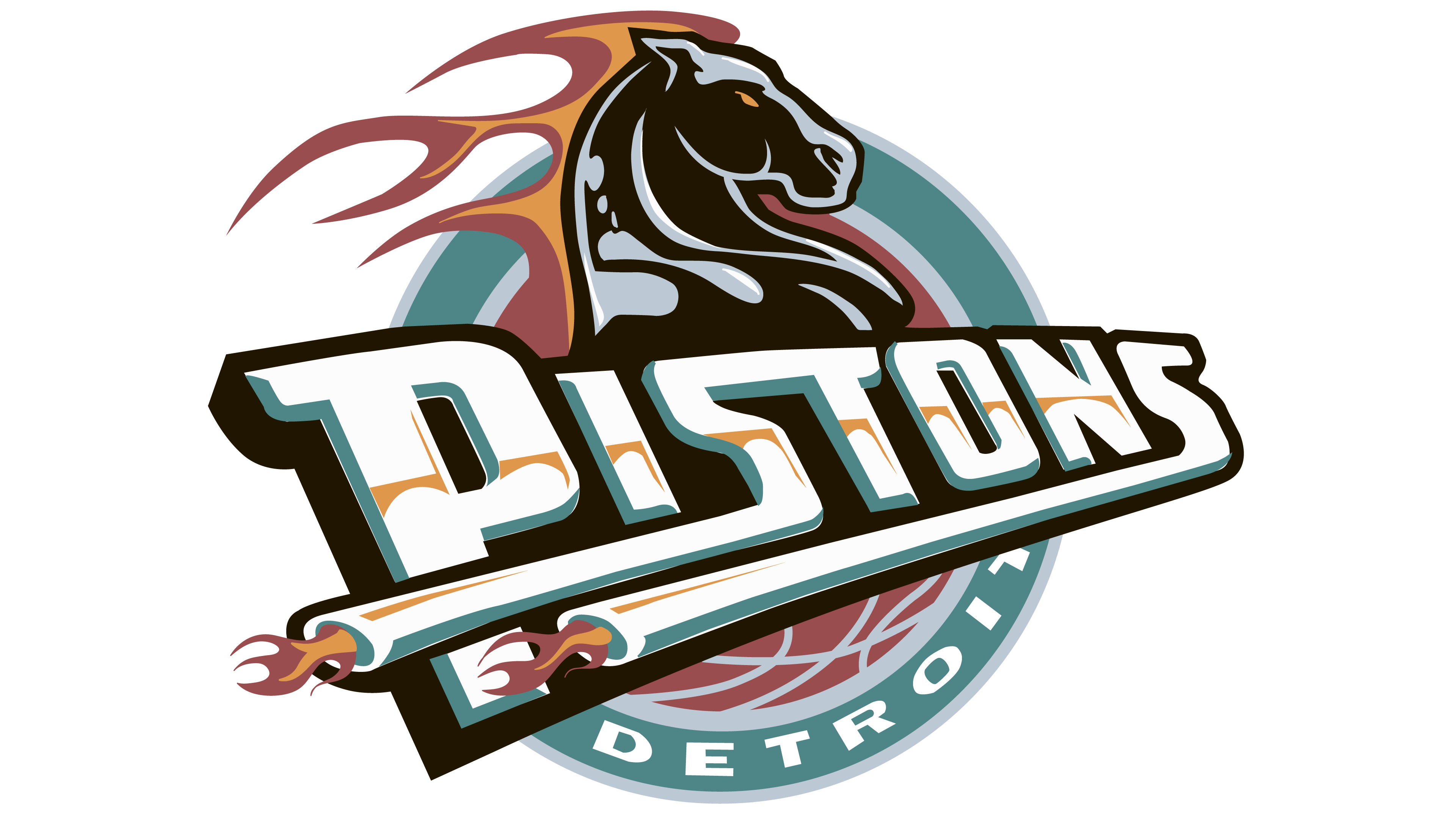 Pistons Logo - Detroit Pistons logo - Interesting History of the Team Name and emblem