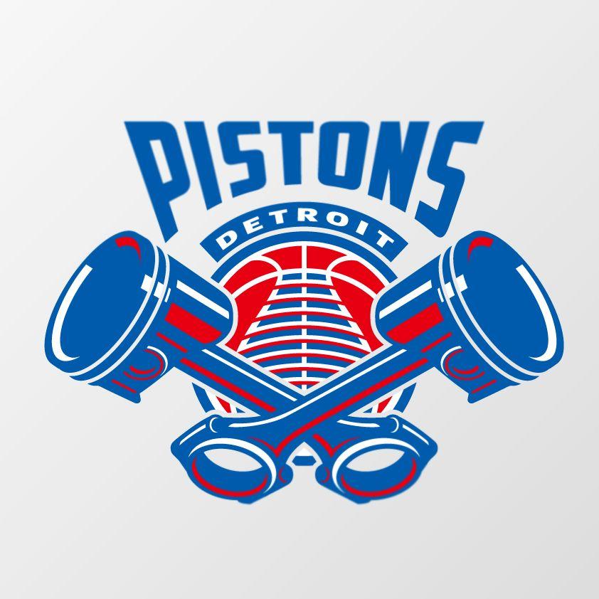 Pistons Logo - Detroit Pistons logo concept