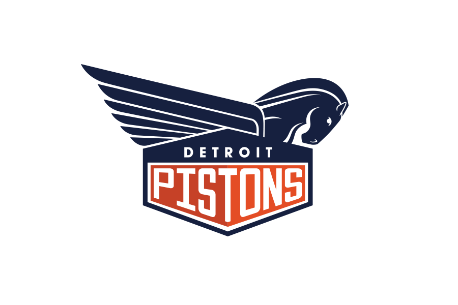 Pistons Logo - Michael Weinstein NBA Logo Redesigns: Detroit Pistons