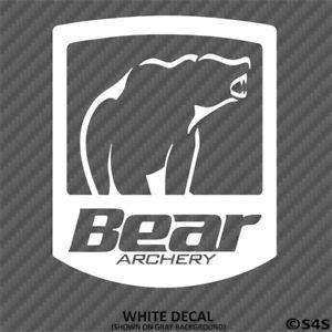Bear Archery Logo - Bear Archery Logo Decal Outdoors Sports & Gears - Choose Color | eBay