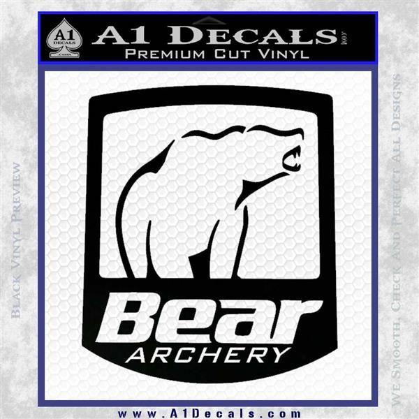Bear Archery Logo - Bear Archery Logo Decal Sticker Badge » A1 Decals