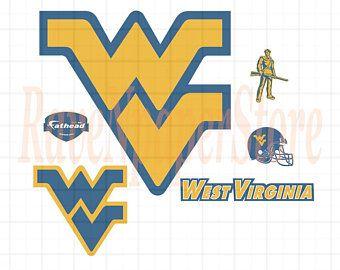 WVU Football Logo - West virginia svg | Etsy