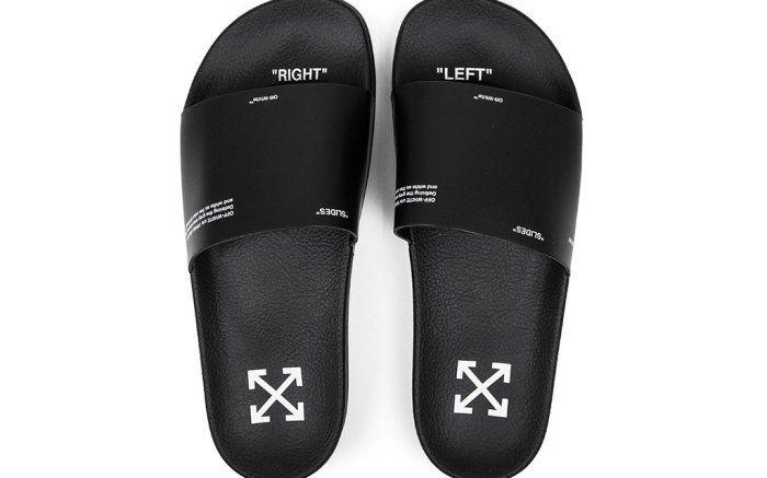 Black and White Corporate Logo - Get Virgil Abloh's Off White Look For Less With These New Sandals