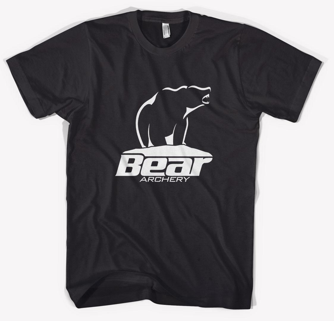 Bear Archery Logo - New BEAR ARCHERY Logo Men'S Black T Shirt Sz S 3XL Streetwear Funny ...