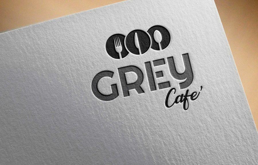 Simple Grey Logo - Entry #32 by Eastahad for Logo design Its called Grey Cafe'. It will ...