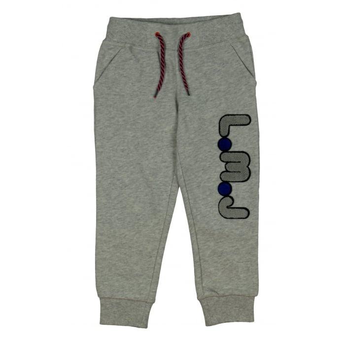 Simple Grey Logo - Little Marc Jacobs Girls Simple Grey Joggers with Embroidered Logo ...