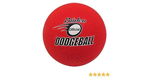 Red Sports Equipment Logo - Baden Unisex's 7 Dodgeball Size 8. Red: Amazon.co.uk: Sports