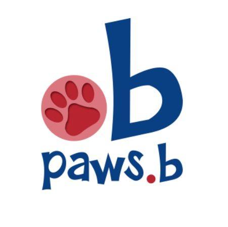 blue paw print logo starts with b