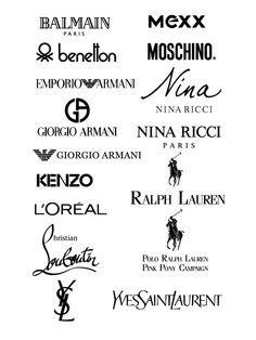 High End Apparel Logo - High End Retail Fashion Brand Logos | BP Style | Logos, Logo design ...