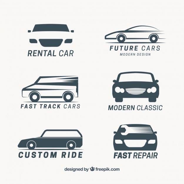 Modern Auto Logo - Collection of vehicle logos Vector | Free Download
