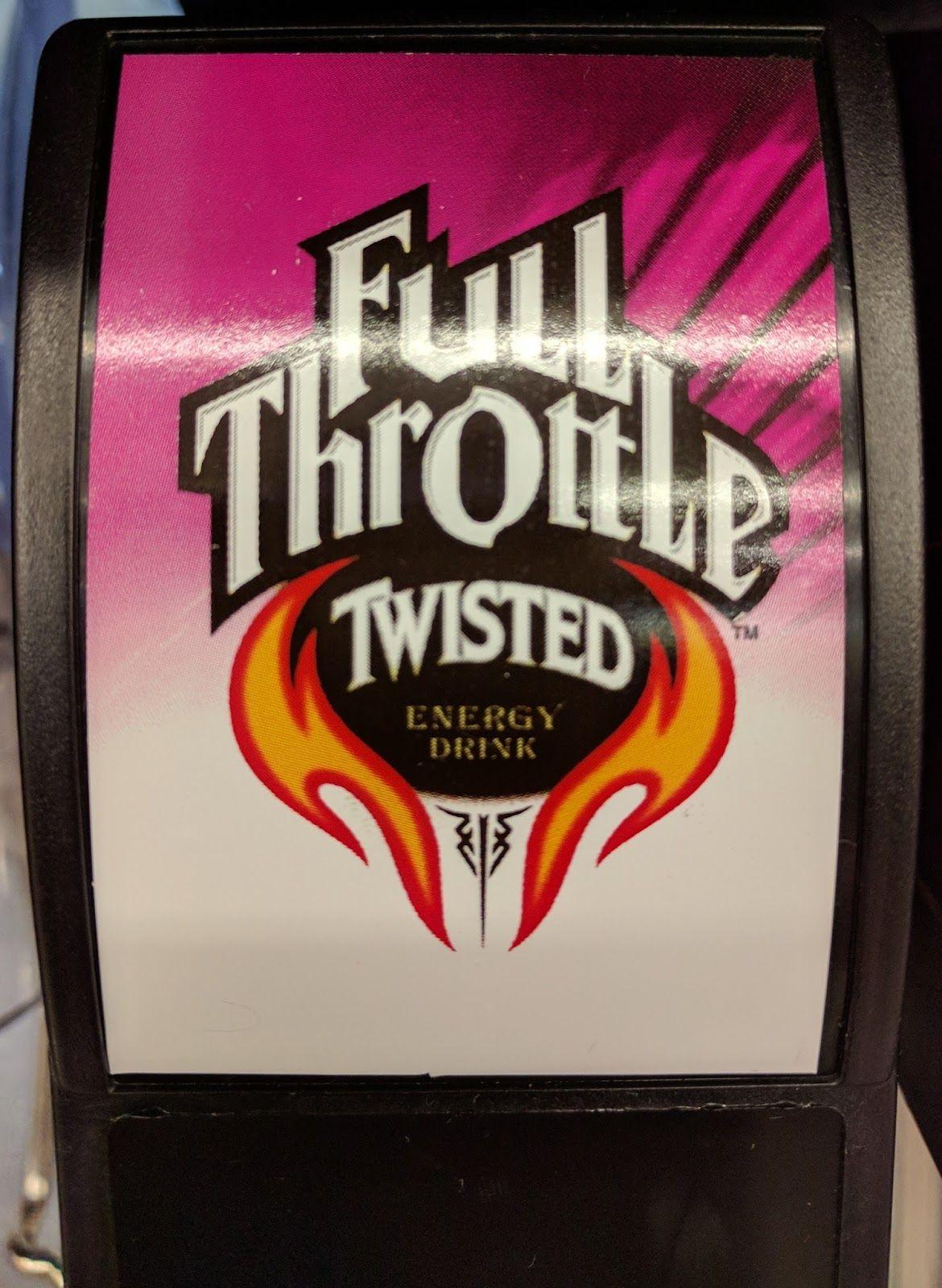 Full Throttle Energy Drink Logo - Caffeine King: Full Throttle Twisted Fountain Energy Drink Review