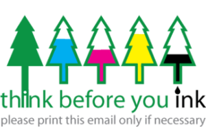 Think Before You Print Logo - Need a good Email Signature? Try a green email signature - Zero Due ...