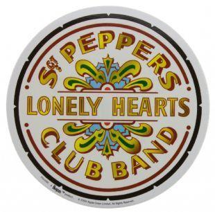 The Beatles Sgt. Pepper Logo - Beatles The - Sgt Pepper s Lonely Hearts Club Band Logo Sticker