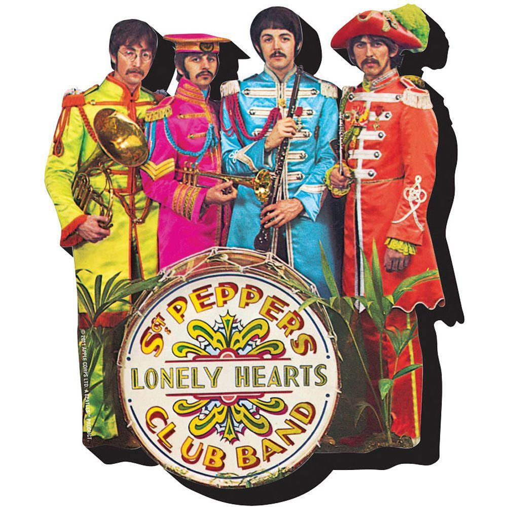 The Beatles Sgt. Pepper Logo - CHUNKY MAGNET The Beatles Sgt. Pepper Chunky Magnet 95024 B&H