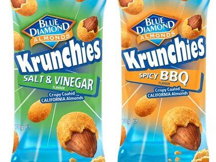 Blue Diamond Nuts Logo - Blue Diamond offers coated almond snacks