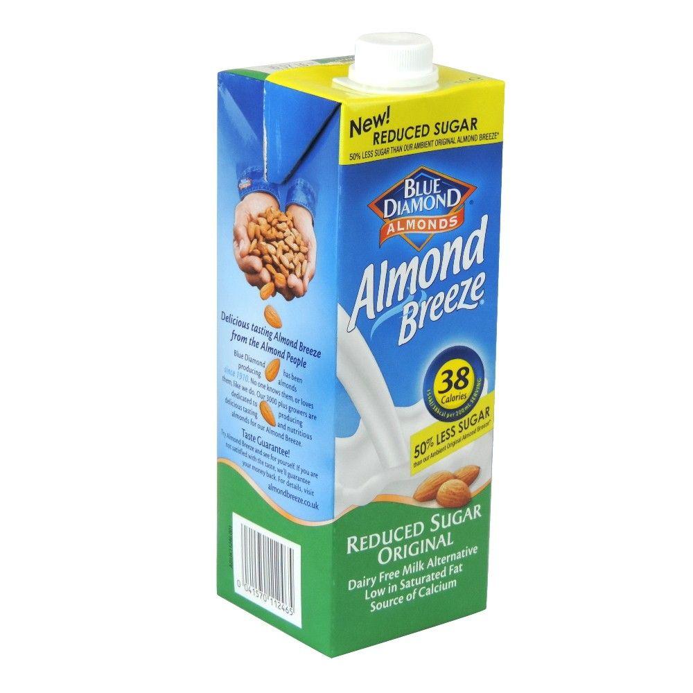 Blue Diamond Nuts Logo - Blue Diamond - Almond Breeze Reduced Sugar Original - 1L