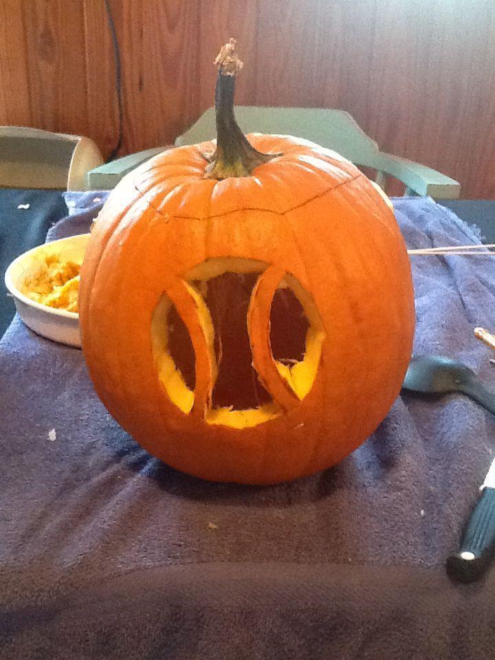 Softball Pumpkin Logo - Carving pumpkins today and decided to do a softball!!!. Softball