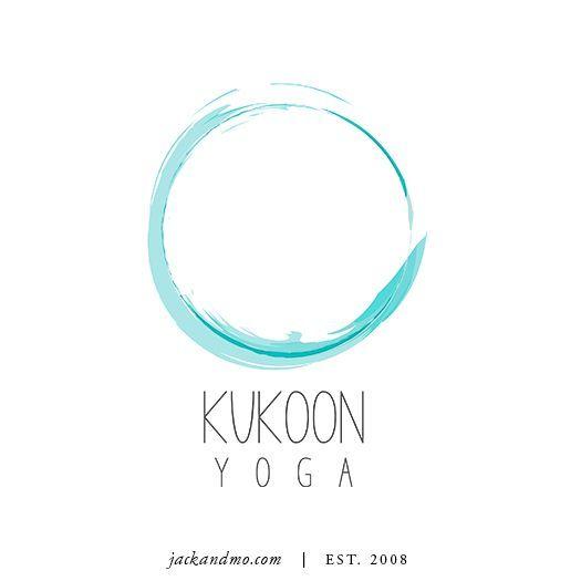 Zen Circle Logo - Kukoon Yoga logo design. Jack + Mo Branding. Logo