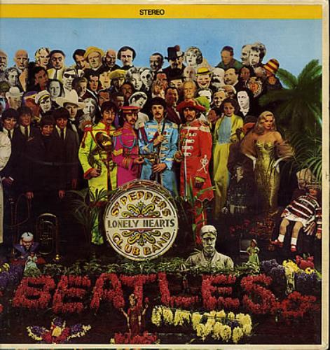 The Beatles Sgt. Pepper Logo - The Beatles Sgt. Pepper's - Apple/Capitol logo - EX US vinyl LP ...