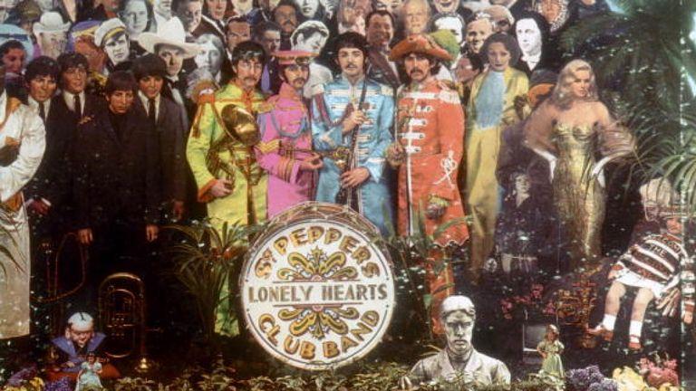 The Beatles Sgt. Pepper Logo - Celebrating 50 years since The Beatles released Sgt Pepper album ...
