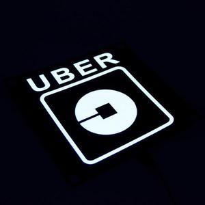 Illuminating Uber Logo - UBER Logo EL Illuminating Backlight Windshield Decal Sign – Hobbies ...