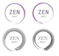 Grey and Red Circle Logo - Designs by Stickythings.nl - Zen Basics is my clothing line. It has ...