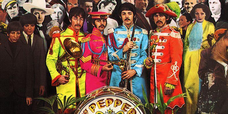 The Beatles Sgt. Pepper Logo - Gear up for a massive 50th anniversary reissue of The Beatles