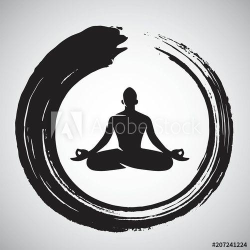 Zen Circle Logo - Yoga Meditation with Zen Circle Logo Template Vector - Buy this ...