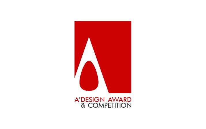 White with a Red Background Logo - A' Design Award and Competition - Award Usage Guidelines