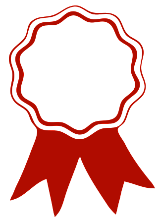 Red Prize Ribbon Logo - award ribbon red | Clip Art (School) | Ribbon, Awards, School gifts