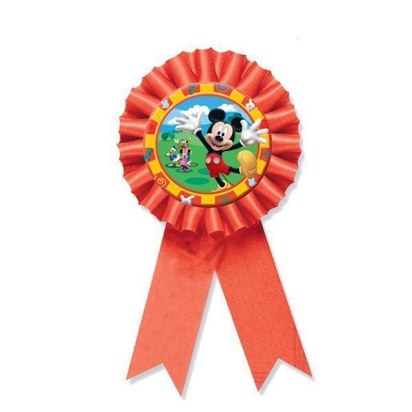 Red Prize Ribbon Logo - Disney Mickey Mouse Clubhouse Party 6