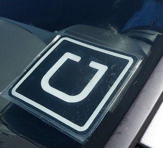 Illuminating Uber Logo - Embedding with an Uber Driver at Super Bowl 51