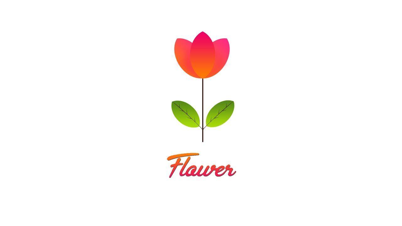 Flower Logo - CREATIVE FLOWER LOGO PHOTOSHOP | DESIGN WITH PRASHANT - YouTube