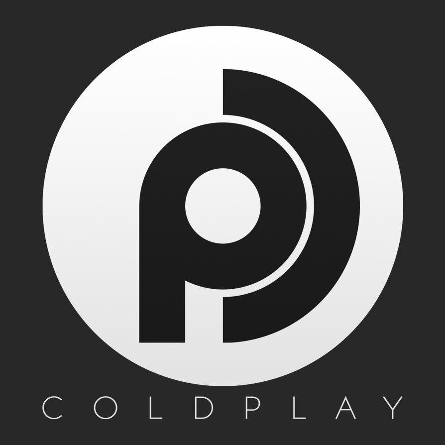 Coldplay Black and White Logo - Coldplay Logos